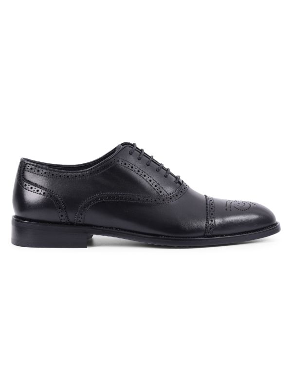 Vellapais Cap Toe Leather Oxford Brogues